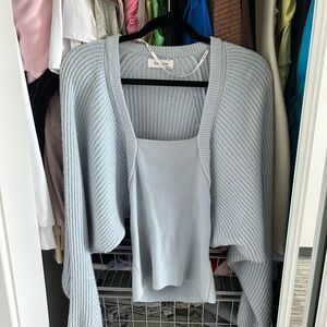 Naadam blue cashmere sweater